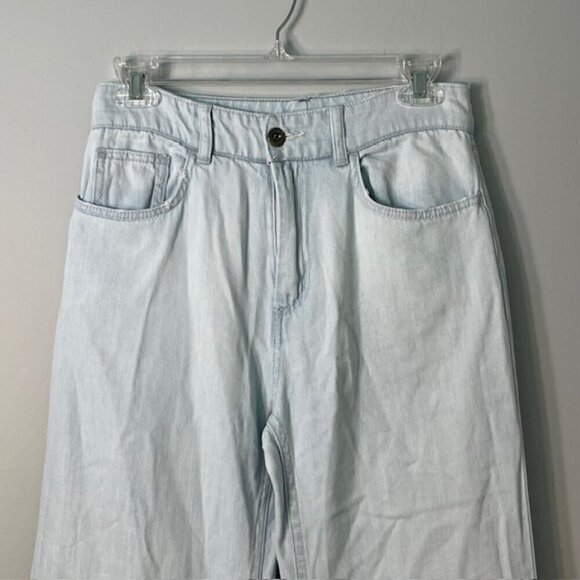 Bella Dahl Harlow 70s High Rise Flared Leg Soft Cotton ChambrayJeans Size 24 - Picture 5 of 12